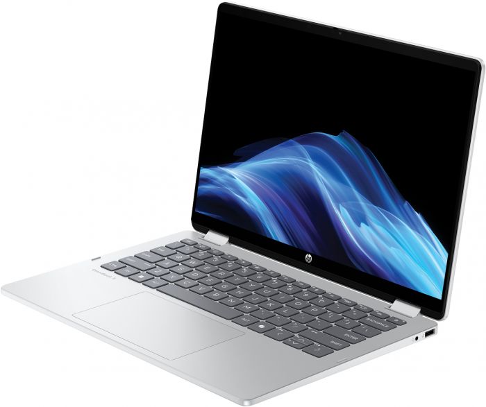 Ноутбук HP OmniBook 5 Flip x360 14" 2K IPS Touch, Intel 5-120U, 16GB, F512GB, UMA, DOS, сріблястий