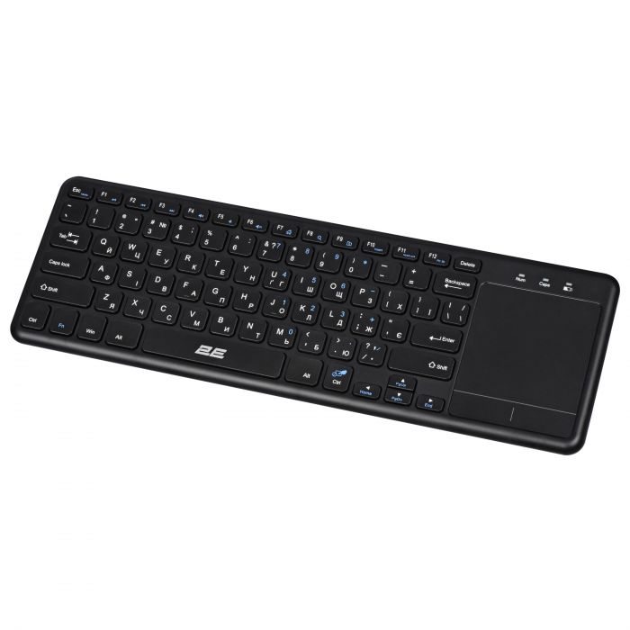 Клавіатура ножнична 2E KT100 78key, WL, EN/UK, чорний