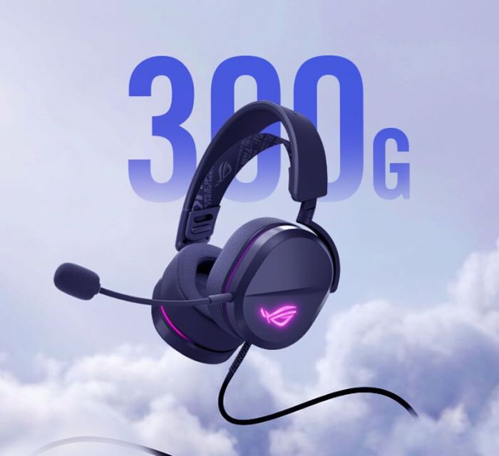 Гарнітура ігрова ASUS ROG Pelta Core USB-C, RGB, чорний