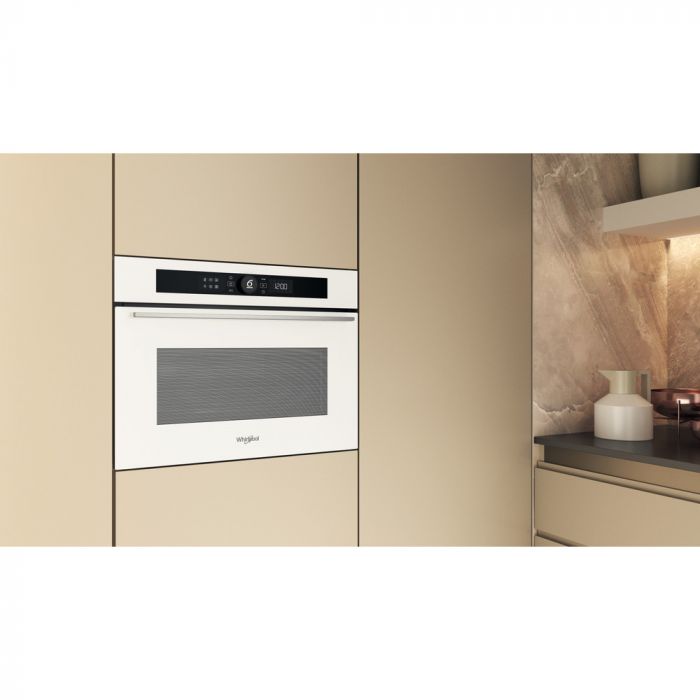Духова шафа Whirlpool електрична компактна, 40л, дисплей, конвекція, ф-ція мікрохвиль, білий