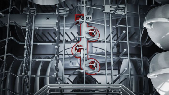 Посудомийна машина Bosch вбудована, 14компл., A, 60см, дисплей, 3й кошик, Zeolith, білий