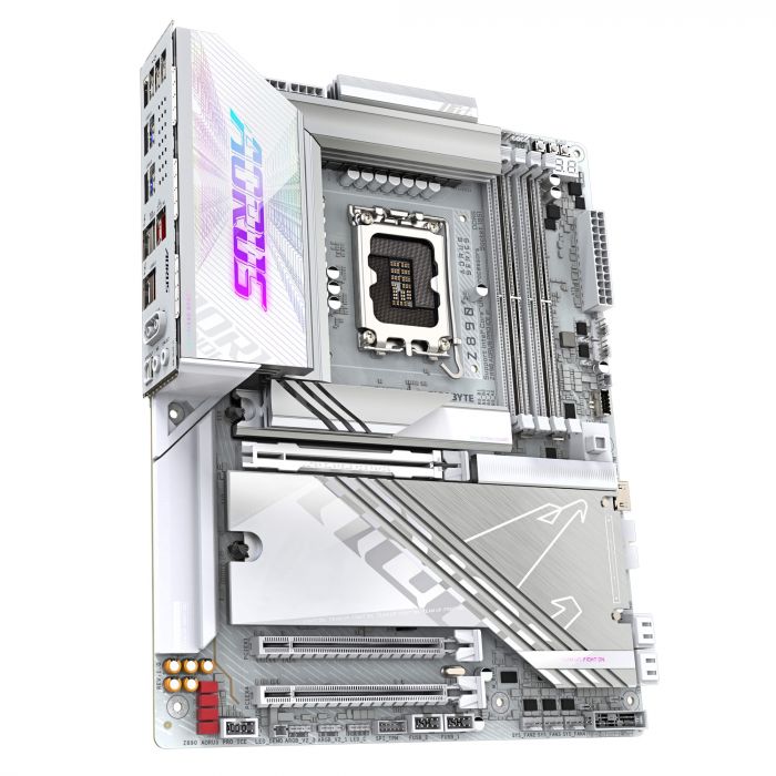 Материнська плата GIGABYTE Z890 AORUS PRO ICE s1851 Z890 4xDDR4 M.2 HDMI DP Wi-Fi BT ATX білий