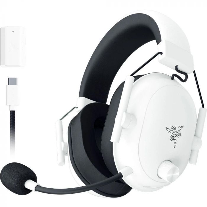 Гарнітура Razer BlackShark V2 HyperSpeed, USB/BT/WL, білий