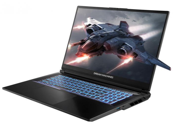 Ноутбук Dream Machines RG5060-17 17.3FHD IPS, Intel U9-275HX, 32GB, F1TB, NVD5060-8, DOS, чорний