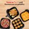 Мультипіч Tefal Easy Fry Silence XXL, 1800Вт, чаша-7л, сенсорне керув., 10 програм, пластик, чорний