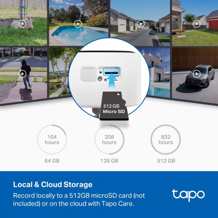 Комплект розумної бездротової камери TP-LINK TAPO C400 KIT 2K QHD та сонячної панелі