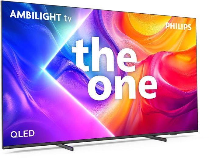 Телевізор 75" Philips QLED 4K 144Hz Smart Titan OS Black Ambilight