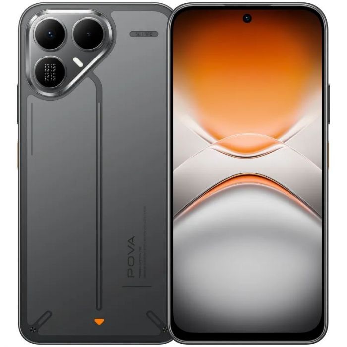 Смартфон TECNO POVA 8 5G (LK6) 6.76" 8/128ГБ, 2SIM, 8000мА•год, Graphite Black