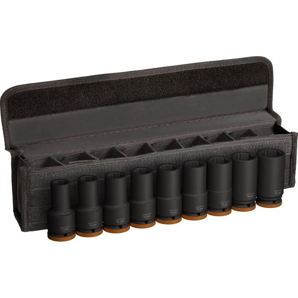 Набір ударних торцевих головок Bosch Professional Deep 9шт 3/4"