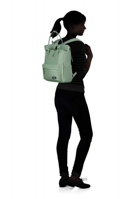 Рюкзак жіночий для ноутбука 15.6", American Tourister, Urban Groove tote backpack UG25, поліестер, 20.5л, зелений