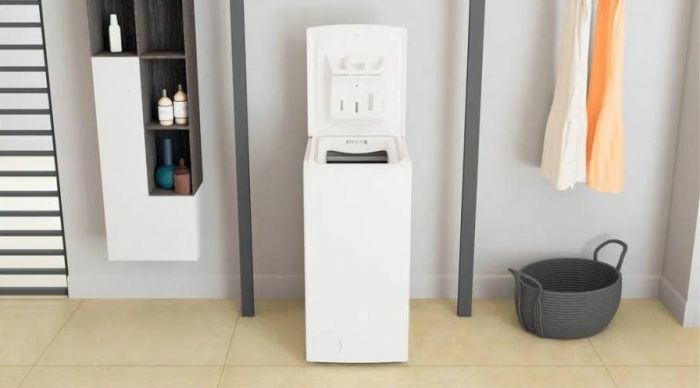 Пральна машина Whirlpool вертикальна, 6кг, 1000, C, 60см, дисплей, білий
