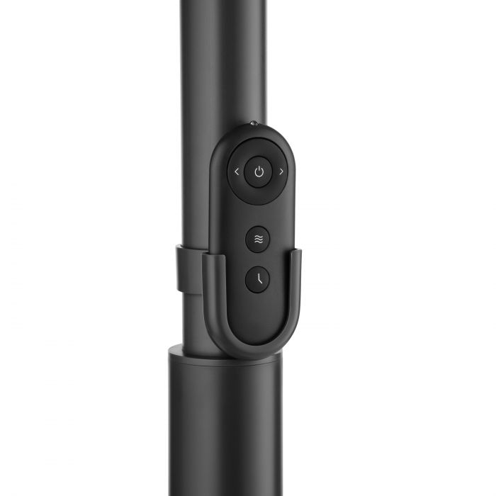 Вентилятор Cooper&Hunter CH-RFF1270RT підлоговий, 32см, 18Вт, пульт ДУ, висота 80-100см, Bluetooth кер-ня, сірий