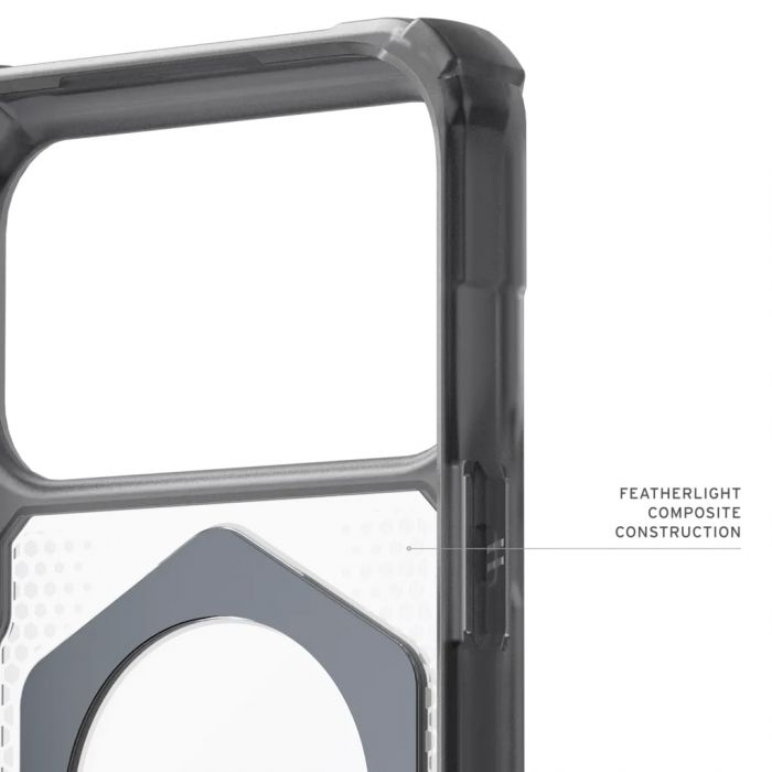Чохол UAG для iPhone 17 Pro Max, Plasma XTE MagSafe, Ash/Titanium