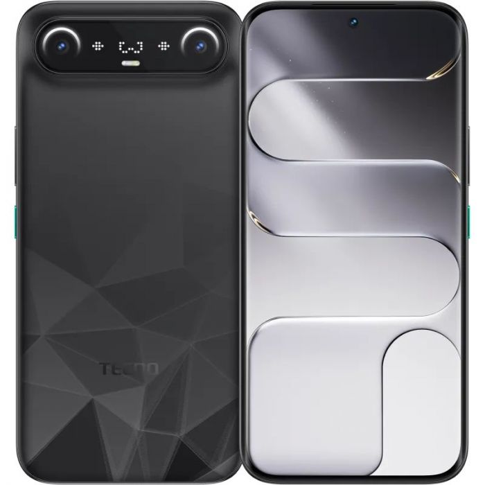 Смартфон TECNO Camon Slim (CN6c) 6.78" 8/128ГБ, 2SIM, 5600мА•год, Prism Black