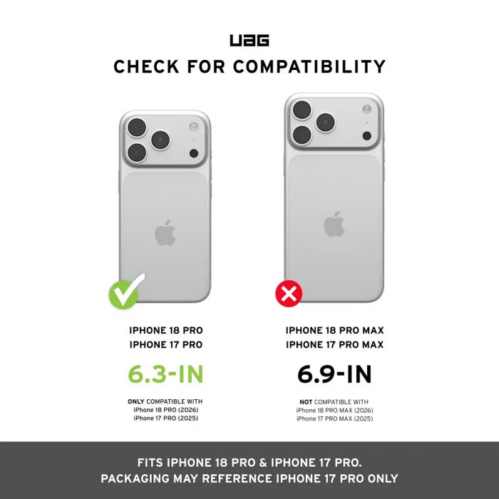 Чохол UAG для iPhone 18 Pro, Plyo Magsafe, Iridiscent
