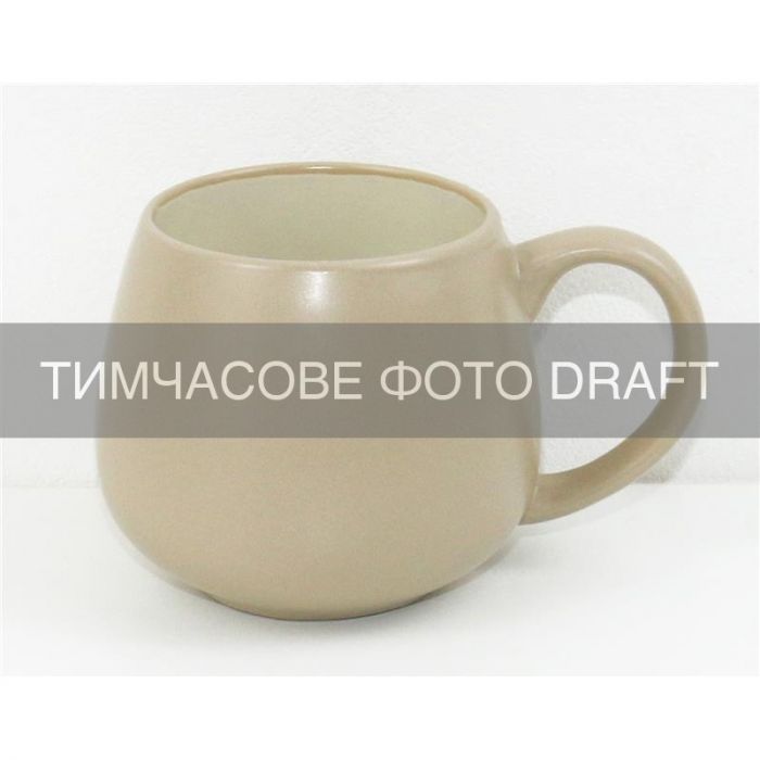 Чашка ARDESTO Enna, 330мл, кераміка, бежевий