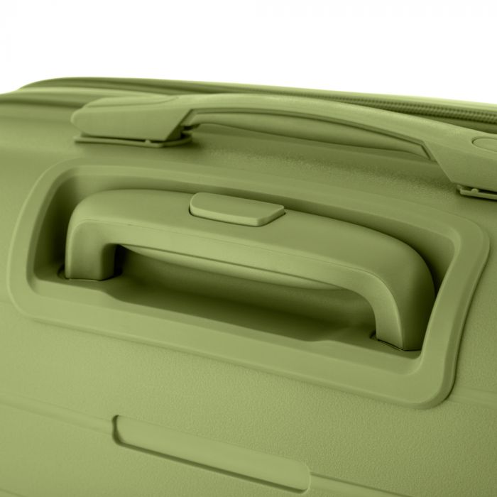 Валіза 2E, Aero, поліпропілен, велика, 99/119 л, TSA, 4 колеса, EXP, оливково-зелений
