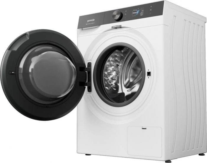 Пральна машина Gorenje фронтальна, 8кг, 1400, A+++, 54см, дисплей, інвертор, пара, Wi-Fi, білий