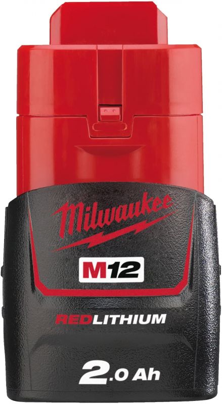 Набір акумулятора та зарядного пристрою Milwaukee NRG-502 12В 1х2А·год Redlithium M12 18В 2х5А·год Redlithium M18 ЗП M12-18FC