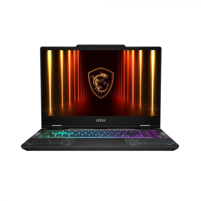 Ноутбук MSI Cyborg 15 B2RWEKG-420XUA 15.6" FHD, Intel Core 7 240H, 16GB, F1TB, NVD5050-8, DOS, Напівпрозорий чорний