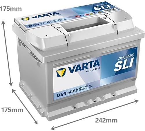 Акумулятор Varta Dynamic SLI 12В 60Аг 540А R+ (560409054)