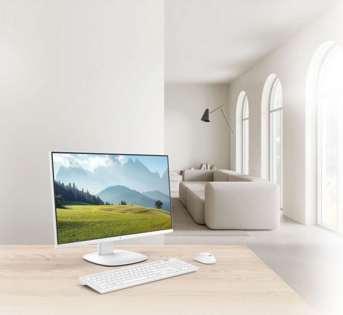 Комп'ютер персональний моноблок ASUS V440VA-WPC0510 23.8" FHD AG, Intel i3-1315U, 8GB, F256GB, UMA, WiFi, кл+м, без ОС, білий