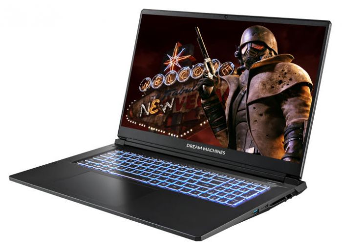 Ноутбук Dream Machines RT5070-17 17.3FHD IPS, AMD AI 7 350, 16GB, F1TB, NVD5070-8, DOS, чорний