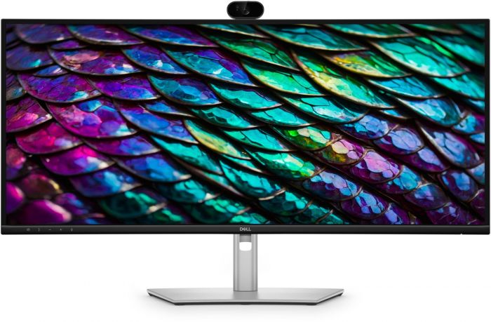 Монітор DELL 34" P3426WEB HDMI, DP, USB-C, RJ-45, MM, IPS, 3440x1440, 21:9, 100Hz, sRGB 99%, CURVED, HAS, Cam