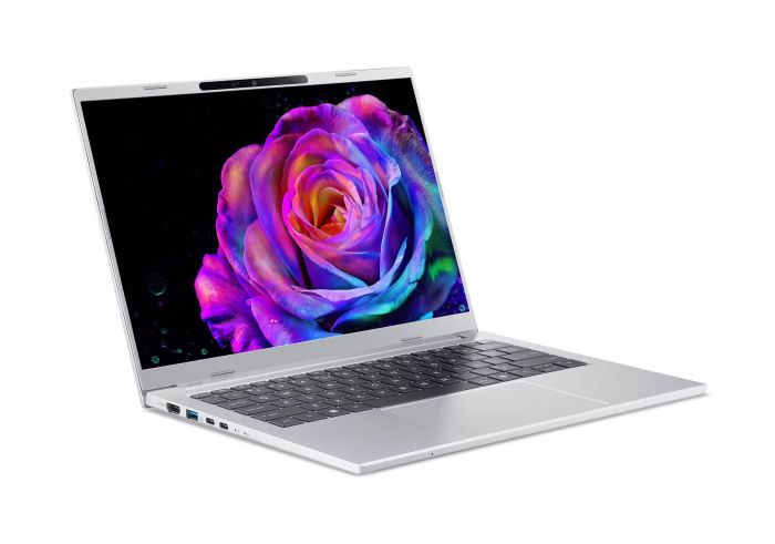 Ноутбук Acer Aspire 14 AI A14-I71M 14" WUXGA OLED, Intel U9-386H, 16GB, F512GB, UMA, Win11, сріблястий