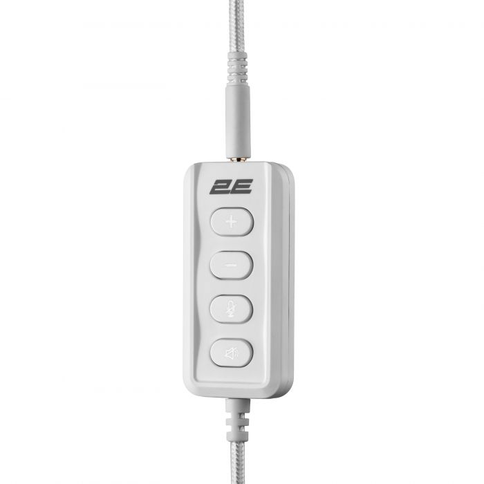 Гарнітура ігрова 2E GAMING HG355, 7.1, mini-jack/dual 3.5мм/USB-A, 1.5/1.5/0.2м, білий