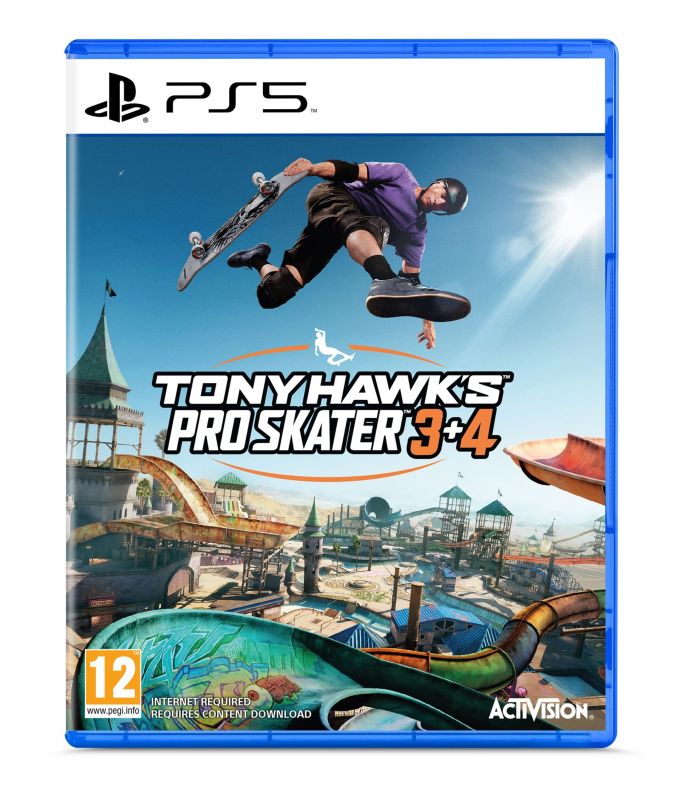 Гра консольна PS5 Tony Hawk Pro Skater 3+4, BD диск