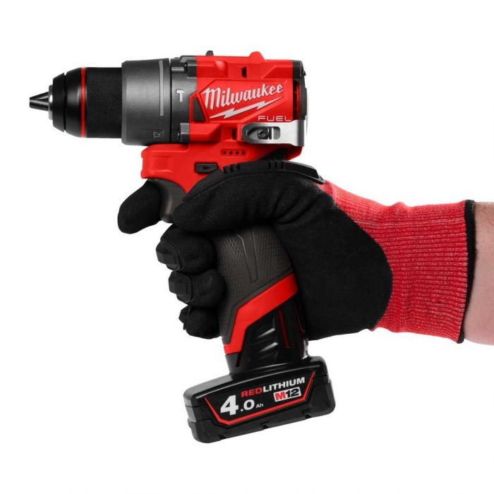 Шурупокрут-дриль акумуляторний Milwaukee M12 FPD2-402X 12В 2х4А·год 45Нм 450·1550об/хв ЗП M12 кейс 1.4кг
