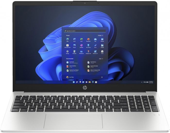 Ноутбук HP 250-G10 15.6" FHD IPS AG, Intel i5-1334U, 16GB, F1512GB, UMA, Win11, сріблястий