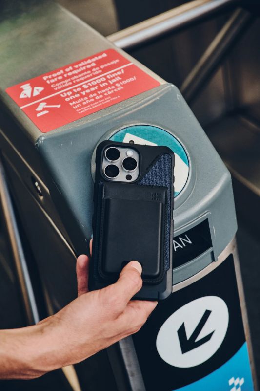 Чохол UAG для карт магнітний з підставкою, Metropolis Wallet PU, Black