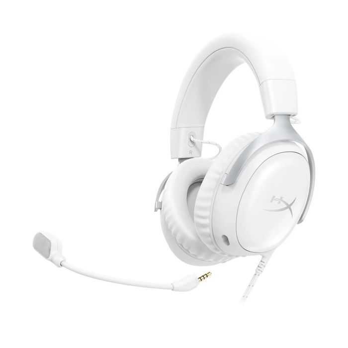 Гарнітура ігрова HyperX Cloud III, mini-jack/USB-A/USB-C, 1.2м/1.3м, білий