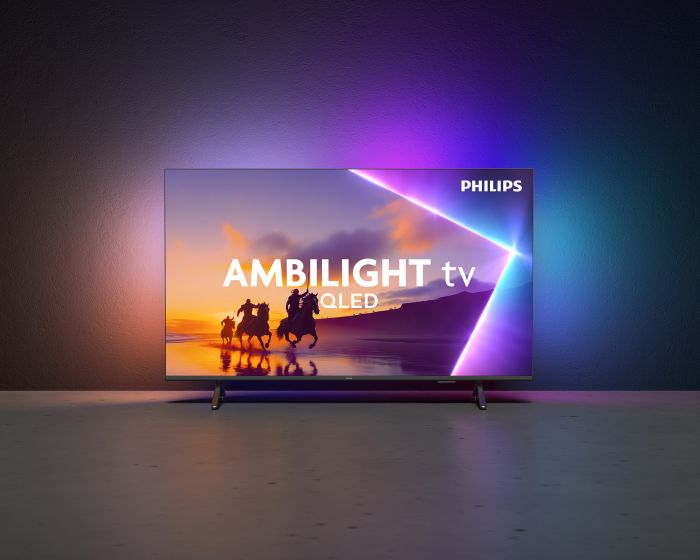 Телевізор 55" Philips QLED 4K 60Hz Smart Titan OS Black Ambilight