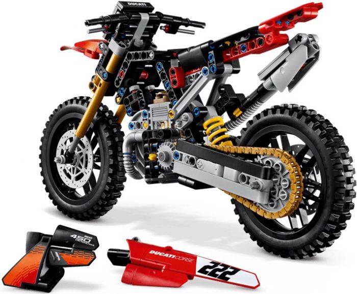 Конструктор LEGO Technic Мотоцикл Ducati Desmo450 MX Factory