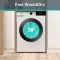 Прально-сушильна машина Gorenje фронтальна, 9(6)кг, 1400, A+, 47см, дисплей, інвертор, білий