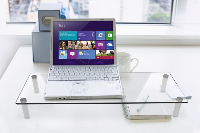 Підставка для монітора DIGITUS Universal glass monitor riser, до 20кг
