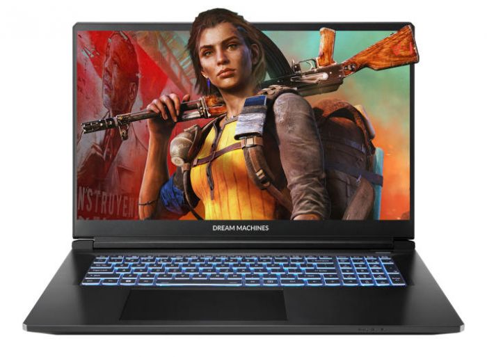 Ноутбук Dream Machines RT5060-17 17.3FHD IPS, AMD R7-260, 32GB, F2TB, NVD5060-8, DOS, чорний
