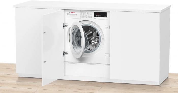 Пральна машина Bosch вбудовувана фронтальна, 8кг, 1200, C, 55см, дисплей, білий
