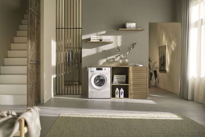 Пральна машина Miele WSD 164 WCS фронтальна, 9кг, 1400, A+++, 63.6см, дисплей, інвертор, Wi-Fi, білий