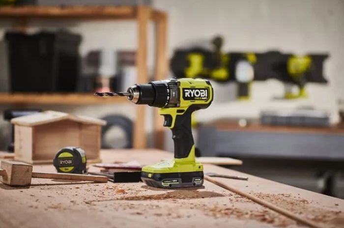 Шурупокрут-дриль ударний акумуляторний Ryobi ONE+ HP RPD18X1-242S 18В 1х2А·год 1х4А·год ЗП 105Нм 700·2150об/хв 1.4кг сумка
