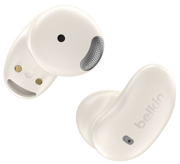 Навушники TWS Belkin Soundform Anywhere True Wireless, кремовий