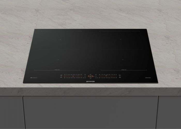 Варильна поверхня Gorenje індукційна, 60см, PowerBoost, TouchControl, Wi-Fi, збільшена площа приготування, чорний