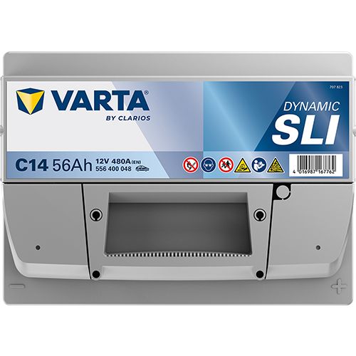 Акумулятор Varta Dynamic SLI 12В 56Аг 480А R+ (556400048)