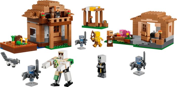 Конструктор LEGO Minecraft Напад викликача на село