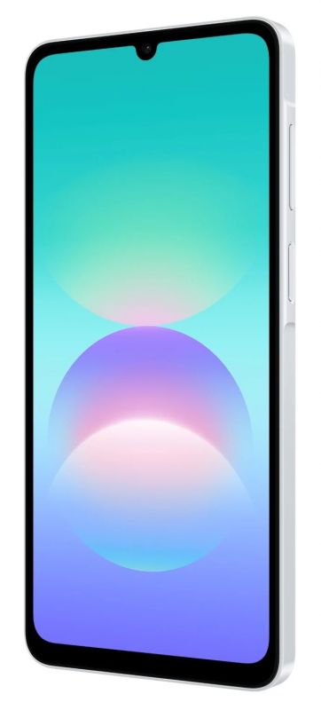 Смартфон Samsung Galaxy A08 (A085) 6.7" 4/128ГБ, 2SIM, 6000мА•год, сріблястий