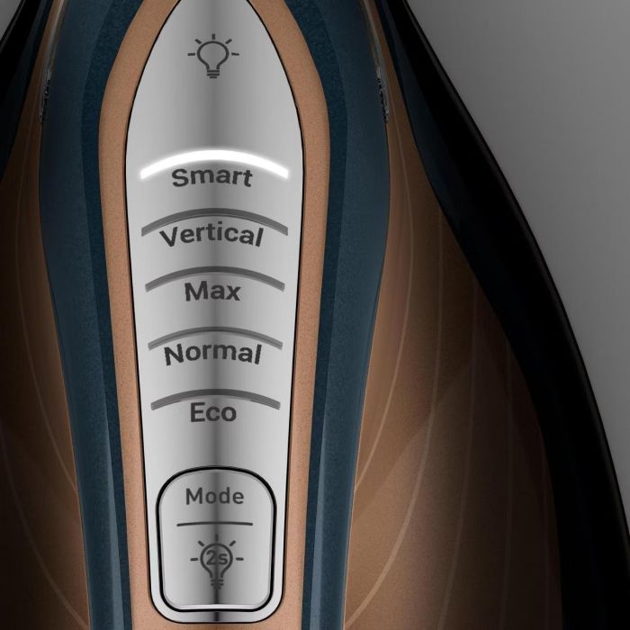 Праска-парогенератор Tefal Express Vision Max, 3000Вт, 1200мл, паровий удар -850гр, постійна пара - 215гр, керам. підошва, синьо-золотий