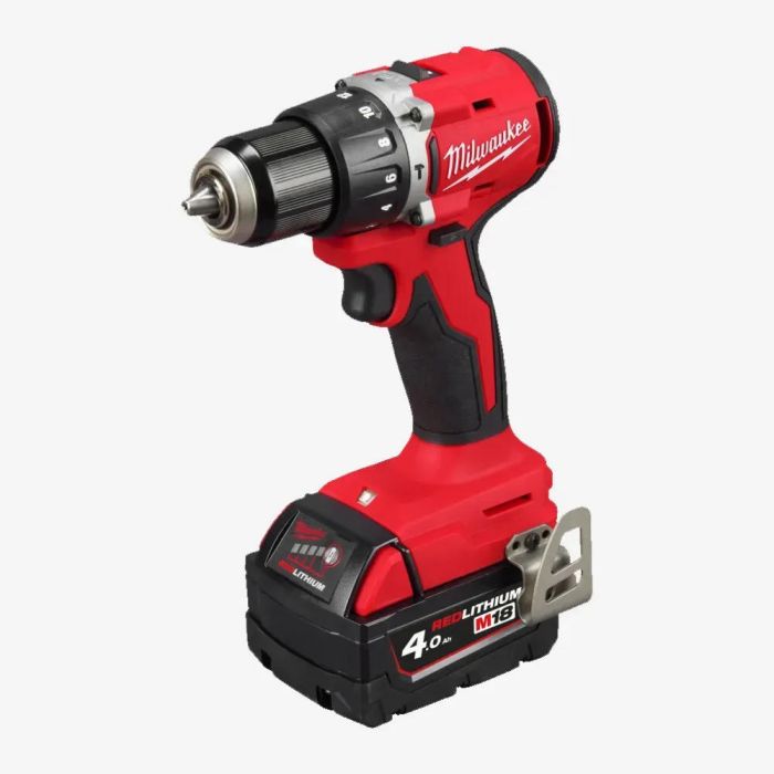Шурупокрут-дриль акумуляторний Milwaukee М18 BLPDRC-422С 18В 1х2А·год 1х4А·год 60Нм 500·1700об/хв ЗП M12-18C кейс 1.5кг